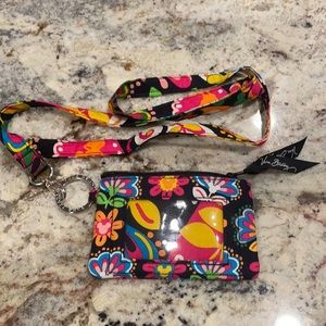 Vera Bradley Zip ID Lanyard